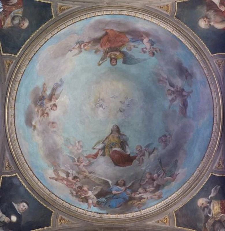 Santa Caterina d’Alessandria in gloria - chiesa di Santa Caterina di Saragozza, Bologna